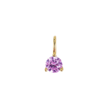 Collier superposé avec charms pierre de naissance Clara