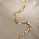 gold figaro bracelet chain