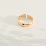 Gold adjustable ring