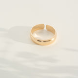 Gold adjustable ring