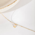 14kt gold filled minimal design bracelet pearl and shell