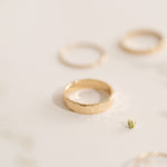 Gold thick band for woman