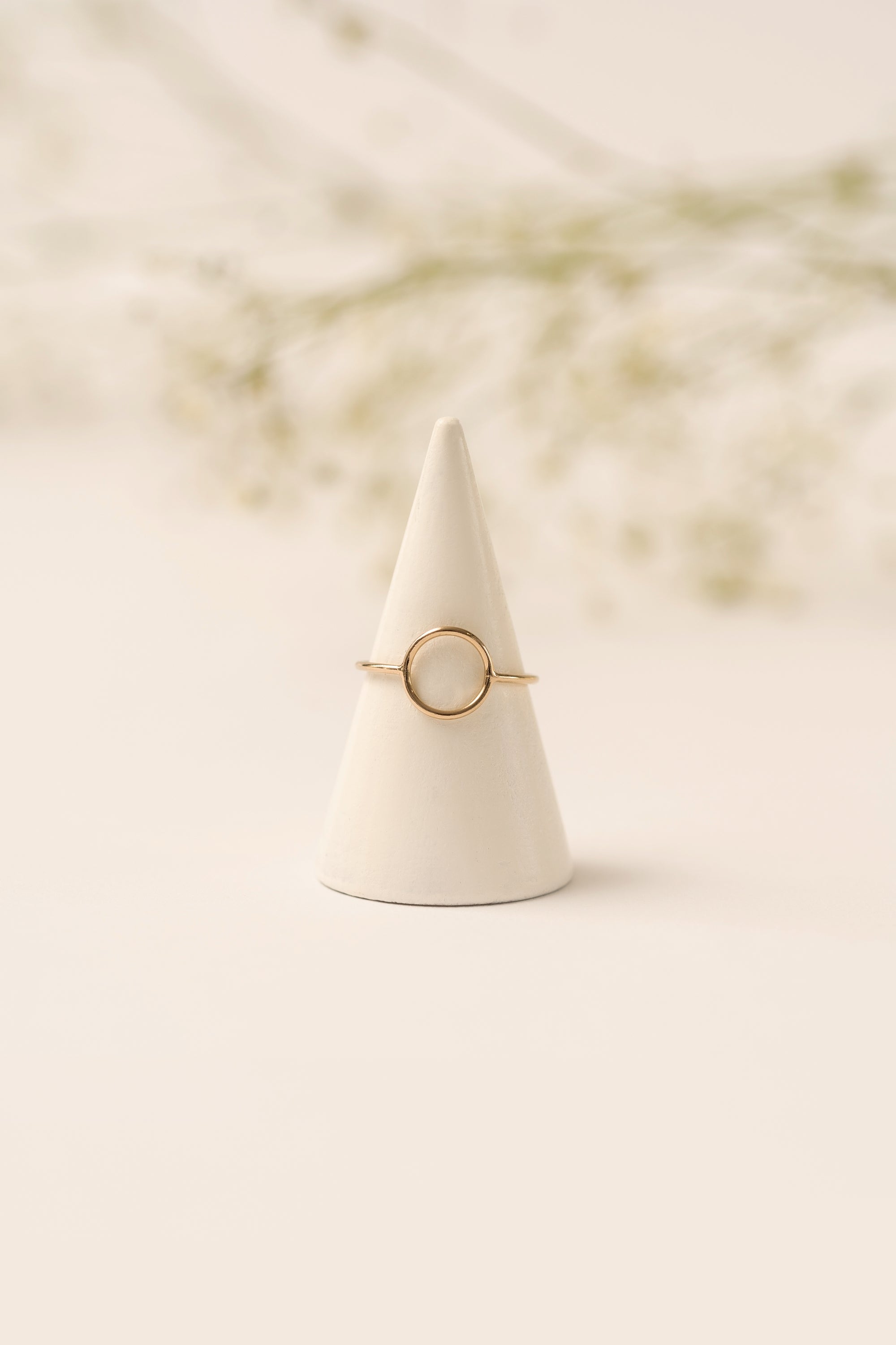 Radiant Simplicity: Ophelia Ring - 10mm Circular Design – Kali & Sun